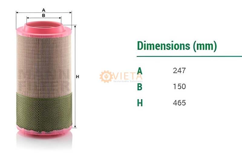 Lọc gió Mann filter C 25 990