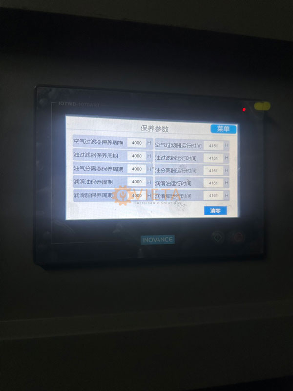 Bảo dưỡng máy nén khí trục vít Hande 110kw tại KCN Phố Nối, Hưng Yên