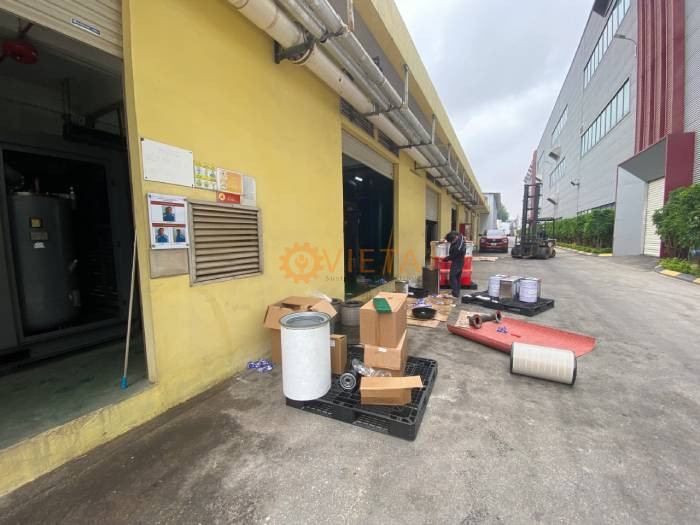 Bảo dưỡng máy nén khí 250kw china tại KCN Hòa Mạc, Hà Nam