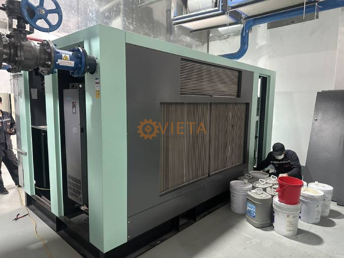 Bảo dưỡng máy nén khí Hanbell 280kw tại KCN Vĩnh Phúc