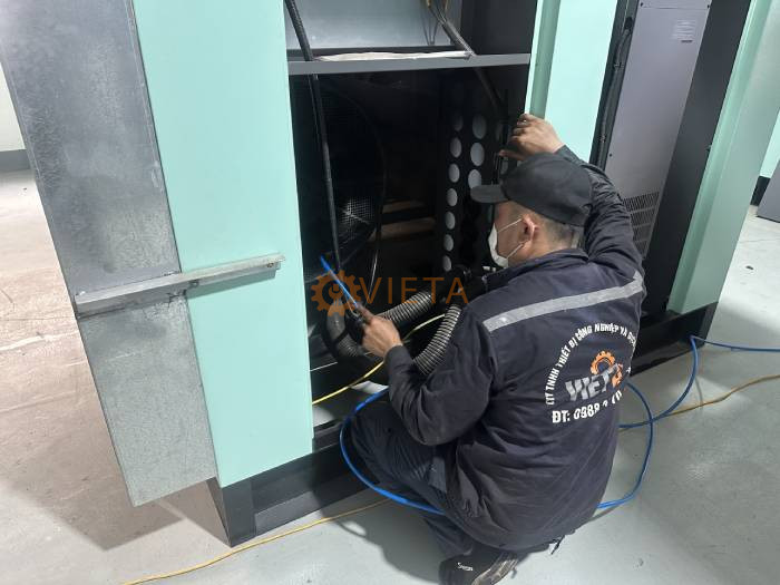 Bảo dưỡng máy nén khí Hanbell 280kw tại KCN Vĩnh Phúc