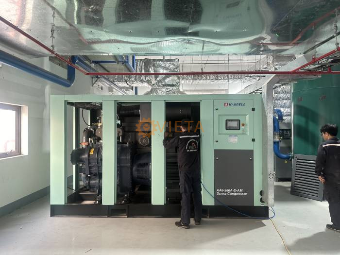 Bảo dưỡng máy nén khí Hanbell 280kw tại KCN Vĩnh Phúc