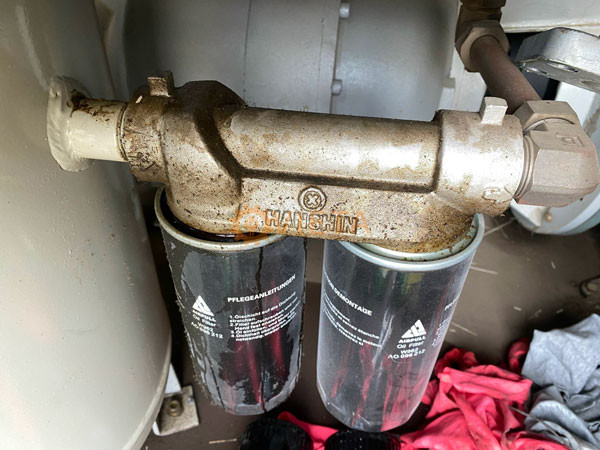 Bảo dưỡng máy nén khí Hanshin 75 KW (100HP) tại KCN Bình xuyên Vĩnh Phúc