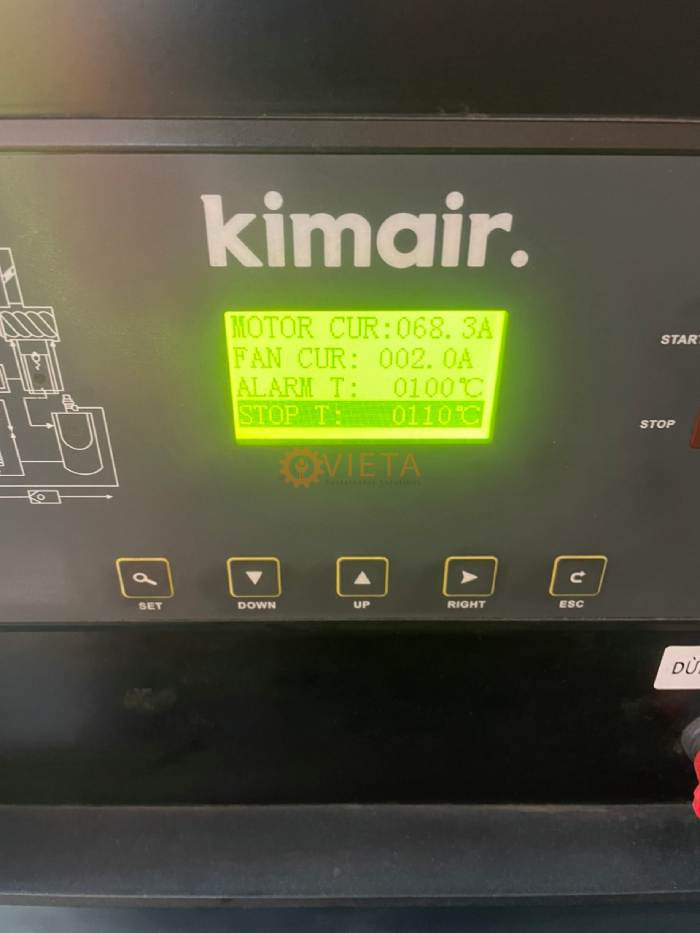 Bảo dưỡng máy nén khí Kimair công ty cơ khí tại KCN Đồng Văn, Hà Nam