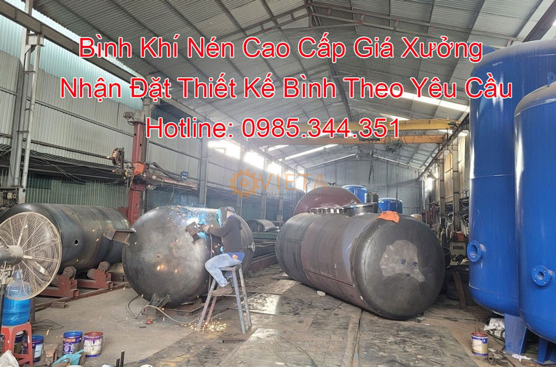Bình khí nén giá gốc tại xưởng
