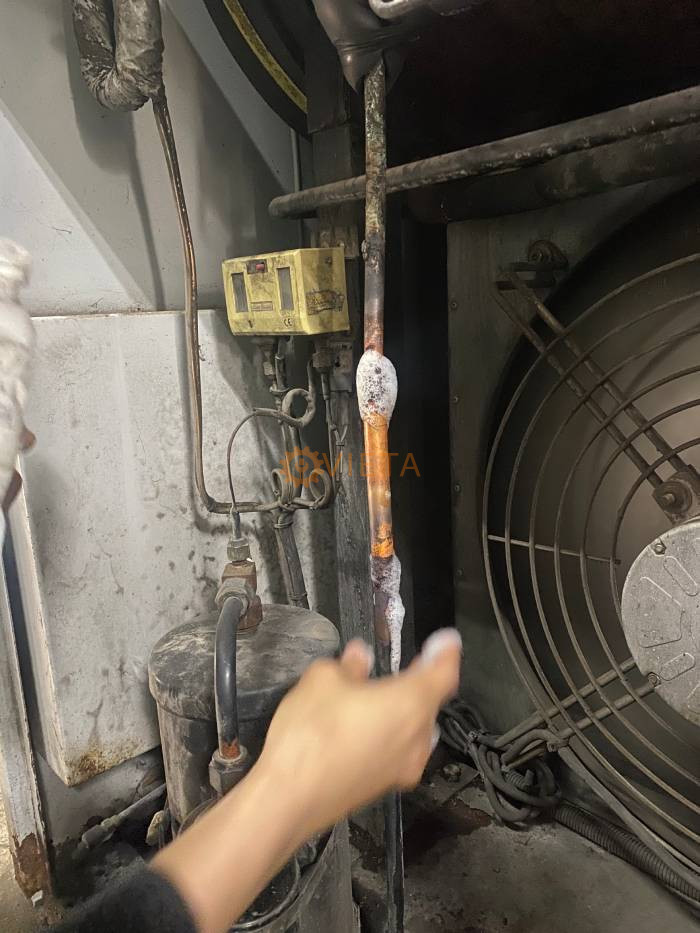 Bơm gas và xử lý lỗi hết gas máy sấy khí công ty sản xuất gang thép tại KCN Đình Trám Bắc Giang