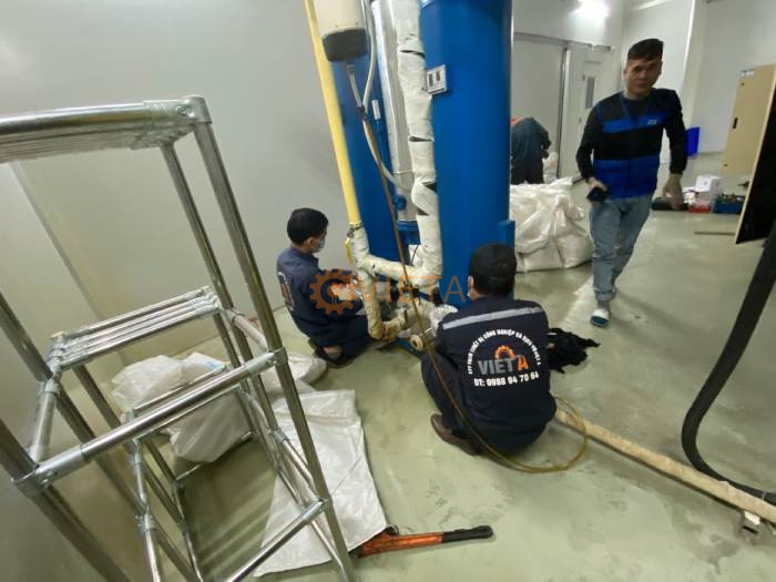 Thay hạt hút ẩm máy sấy khí hấp thụ cho công ty tại Phú Thọ