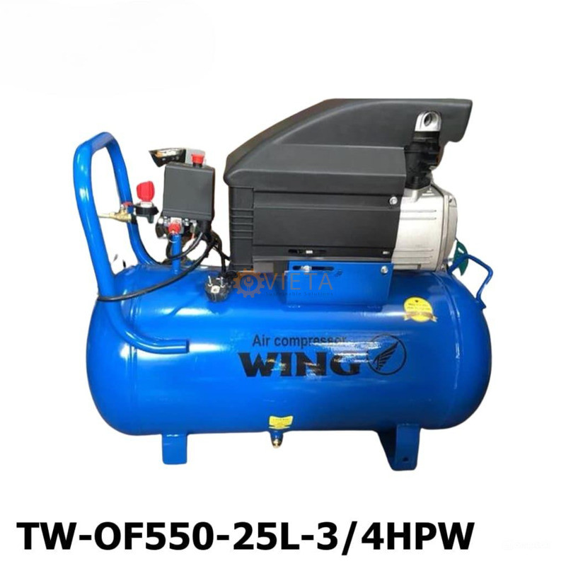 Máy nén khí không dầu Wing TW-OF550-25L-3/4HPW