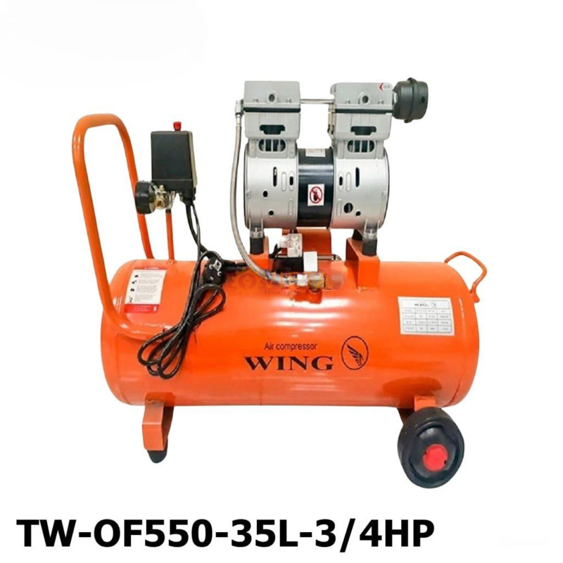 Máy nén khí không dầu Wing TW-OF550-35L-3/4HPW