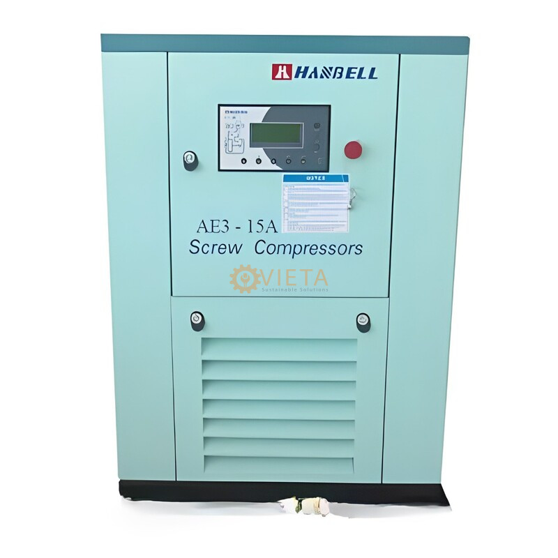 Máy nén khí trục vít Hanbell 15kw AE3-15A