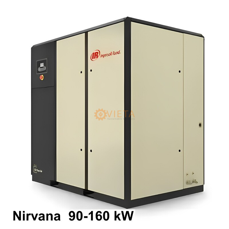 Máy nén khí trục vít quay không dầu tốc độ thay đổi Ingersoll rand Nirvana 90-160 kW