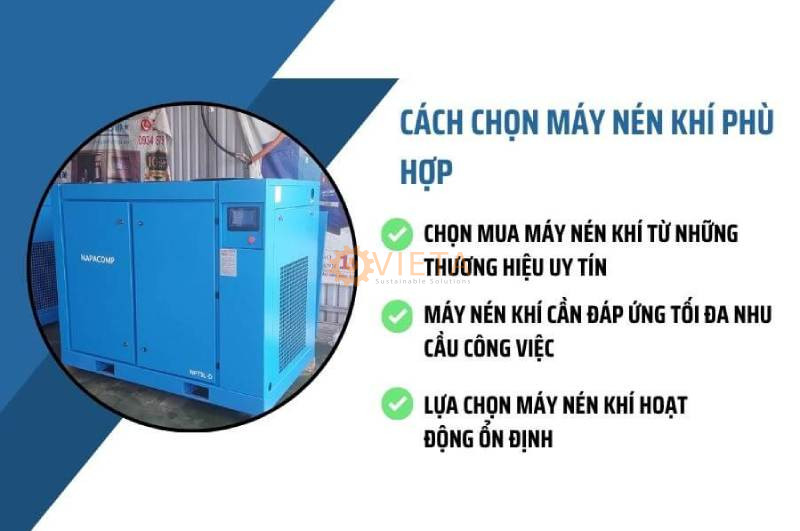 cách chọn máy nén khí phù hợp