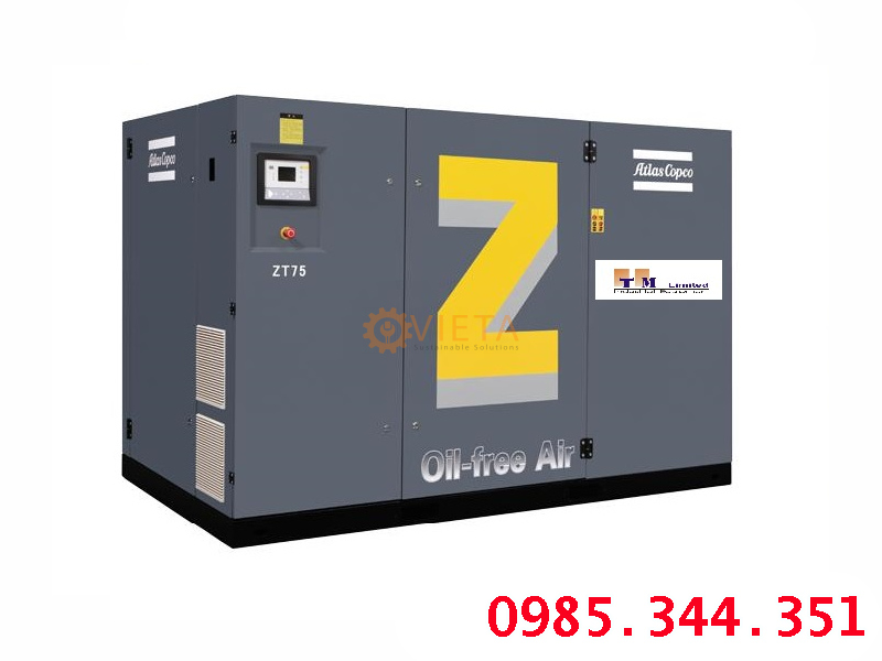 Máy nén khí trục vít không dầu Atlas Copco
