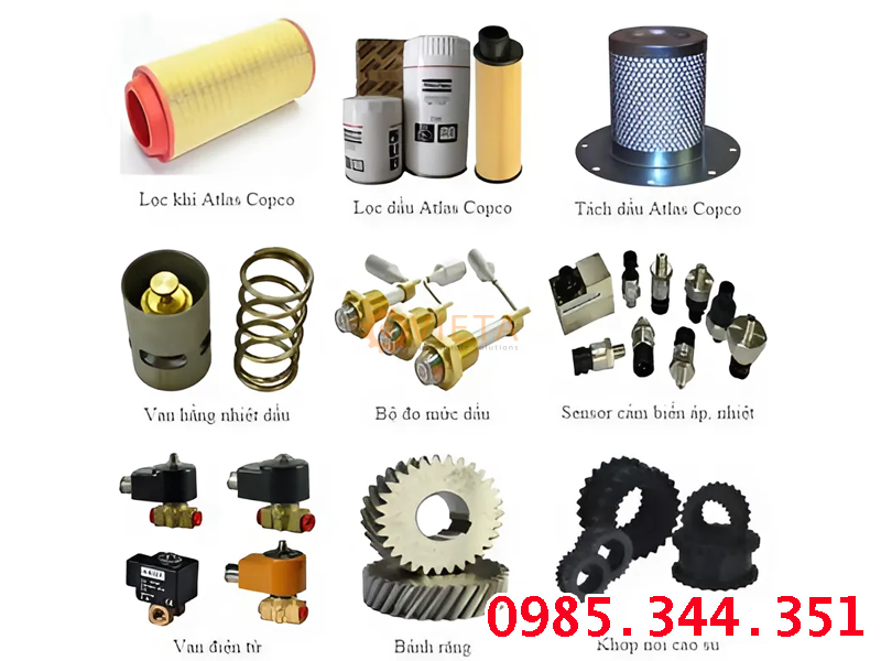 Phụ tùng máy nén khí Atlas Copco