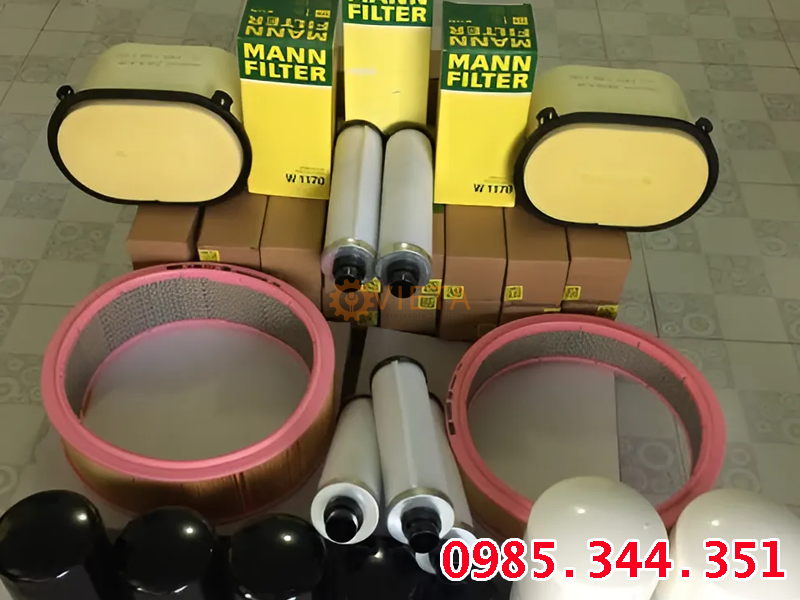 Các bộ lọc máy nén khí Mann
