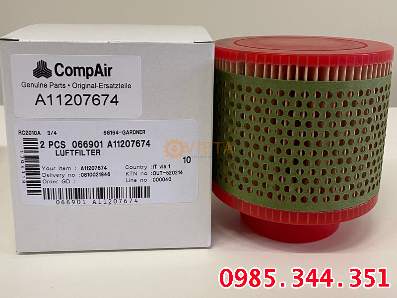 Lọc gió máy nén khí Compair